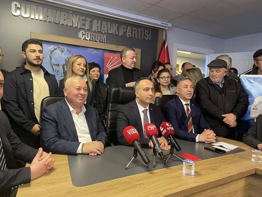 Bir dizi etkinlik için Çorum’a gelen CHP İstanbul Milletvekili Cemal