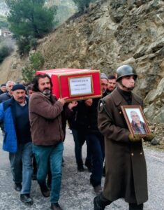 Çorum'un Osmancık ilçesinde 72 yaşında vefat eden Kıbrıs Gazisi Mustafa