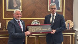 Sağlık Bakanı Prof. Dr. Kemal Memişoğlu, Belediye Başkanı Dr. Halil