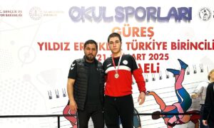 Kocaeli’de düzenlenen Okul Sporları Güreş Yıldız Erkekler Türkiye Birinciliği ‘ne