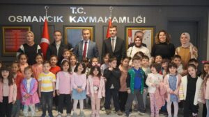 Çorum’un Osmancık ilçesinde düzenlenen 23 Nisan Ulusal Egemenlik ve Çocuk