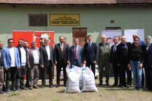 Osmancık’ta Çeltik Tohumu Teslim Töreni Düzenlendi.