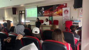 Çorum’un Osmancık ilçesinde bağımlılıkla mücadele formatörleri tarafından ailelere bağımlılıkla mücadele