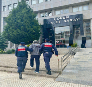 Çorum’da hakkında kesinleşmiş 12 yıl 6 ay hapis cezası bulunan