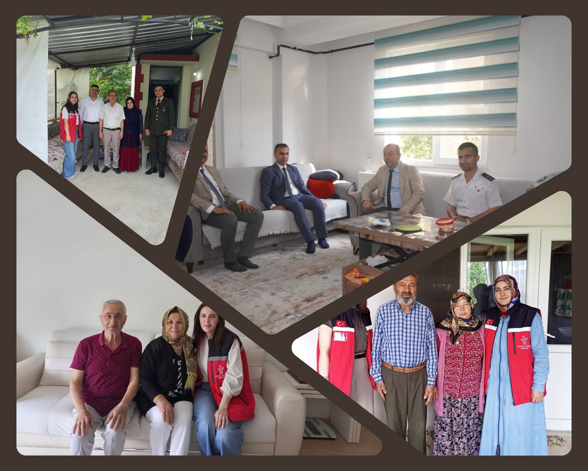Kurban Bayramı öncesi Gazi ve Şehit ailelerine ziyaret Kurban Bayramı öncesi Gazi ve Şehit ailelerine ziyaret