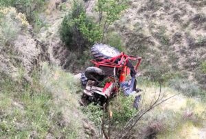 Çorum’un Osmancık ilçesinde traktörün devrilmesi sonucu sürücü hayatını kaybetti. Kaza