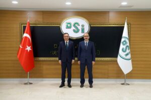 Sungurlu Belediye Başkanı Muhsin Dere, DSİ Genel Müdürü Mehmet Akif