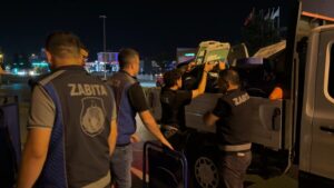 Emniyet birimleriyle koordineli olarak gerçekleştirilen denetimler, gündüz saatlerinde ana arterlerde