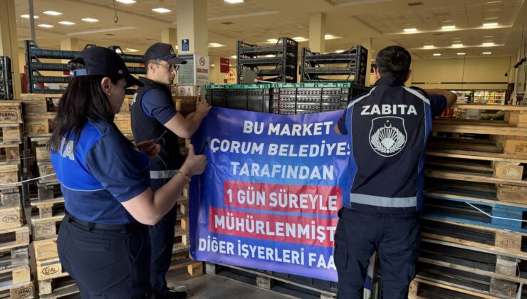 Bir markete daha kapatma cezası