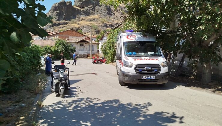 Osmancık’ta elektrikli motosiklet kazası: 1 yaralı
