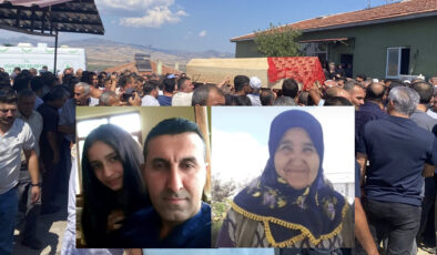 Feci kazada hayatını kaybeden Çorumlu aile toprağa verildi