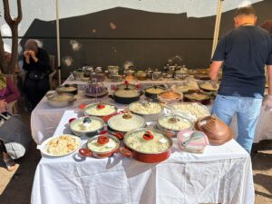 Çorum’un Osmancık ilçesinde Pırlanta Pirinç Festivali kapsamında yöresel lezzetler yarıştı.