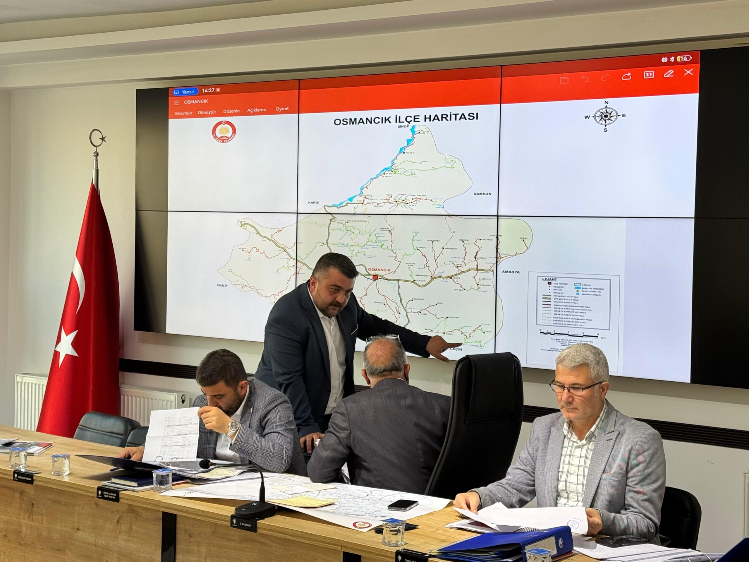 Osmancık’ın köylerinin ihtiyaçları masaya yatırıldı Osmancık'ın köylerinin ihtiyaçları masaya yatırıldı
