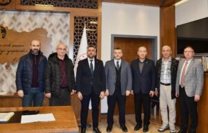 Gazeteciler Cemiyeti'nden Başhekim Gömeç'e Ziyaret