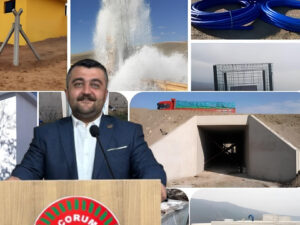 Çorum’un Osmancık ilçesinde, köy yollarının iyileştirilmesi amacıyla önemli altyapı projeleri