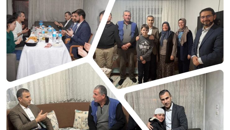 Kaymakam Duman, Mudarasız ve Öder ailesinin iftar sofrasına konuk oldu