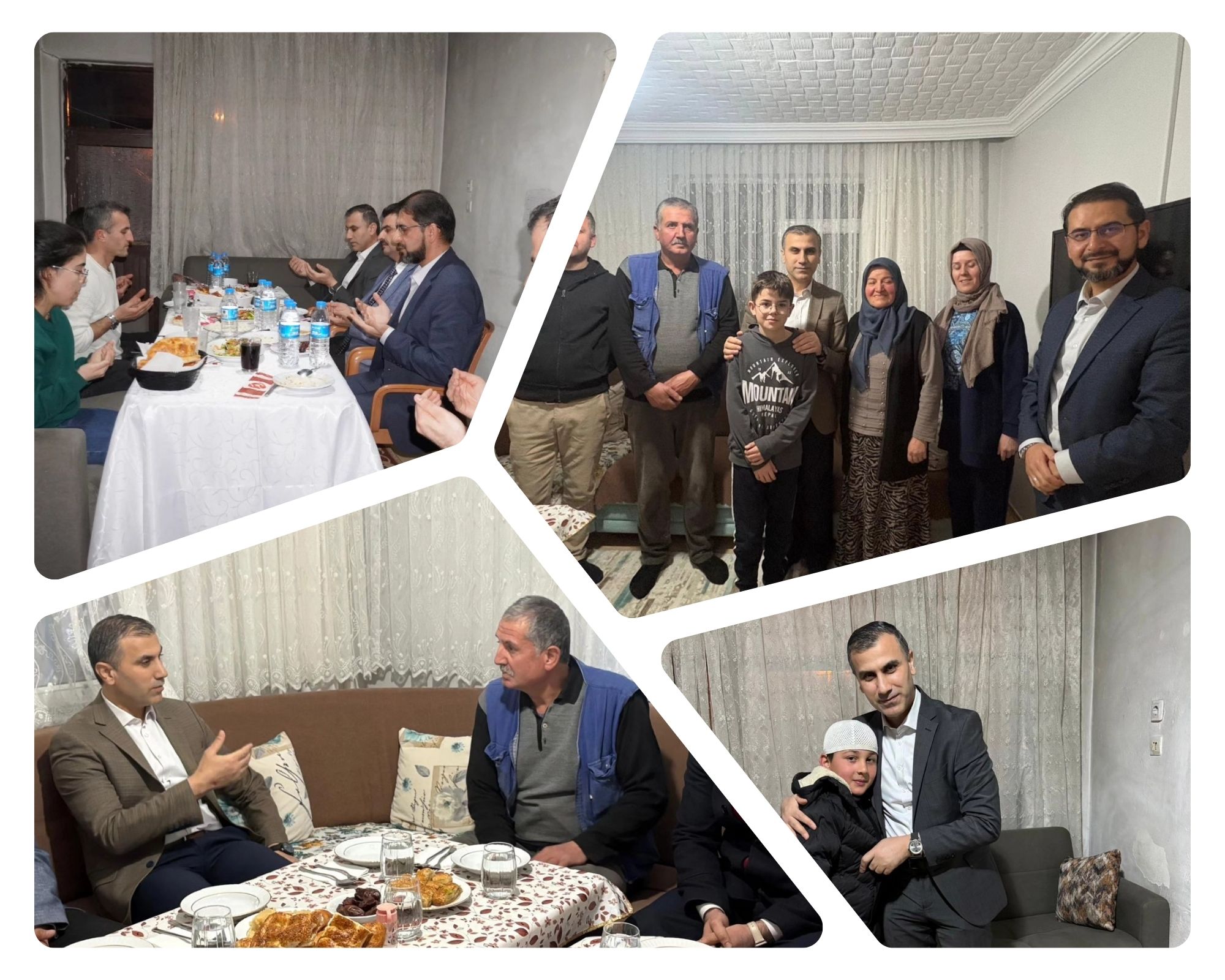 Kaymakam Duman, Mudarasız ve Öder ailesinin iftar sofrasına konuk oldu