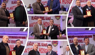 Mesleğinde 25 yılını dolduran şoförlere plaket verildi