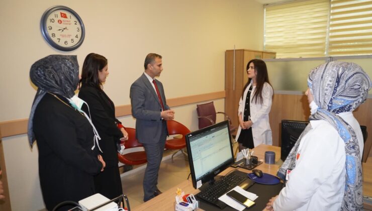 Kaymakam Duman sigara bıraktırma hizmetlerini yerinde inceledi