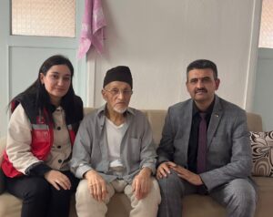 Osmancık Sosyal Hizmet Merkezi, Yaşlılar Haftası dolayısıyla yalnız yaşayan yaşlı