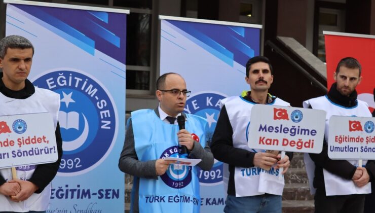 Türk Eğitim-Sen Osmancık Şubesi’nden Öğretmen Cinayetlerine Tepki