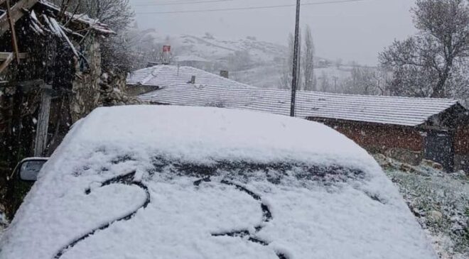 23 Nisan’da Çorum’a Kar Sürprizi