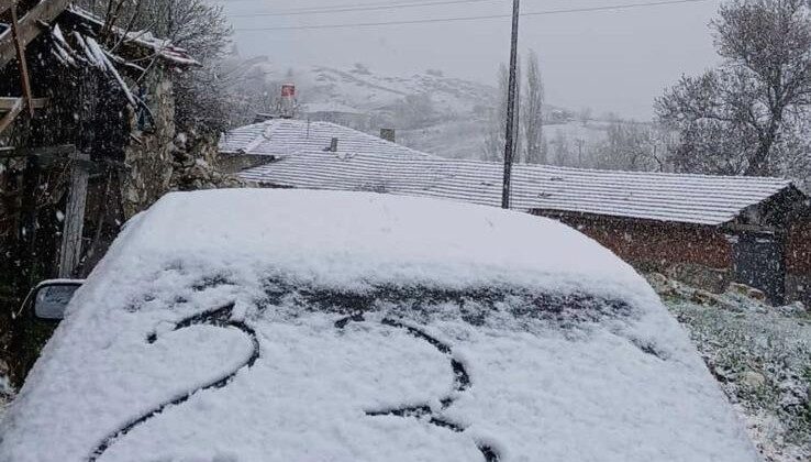 23 Nisan’da Çorum’a Kar Sürprizi