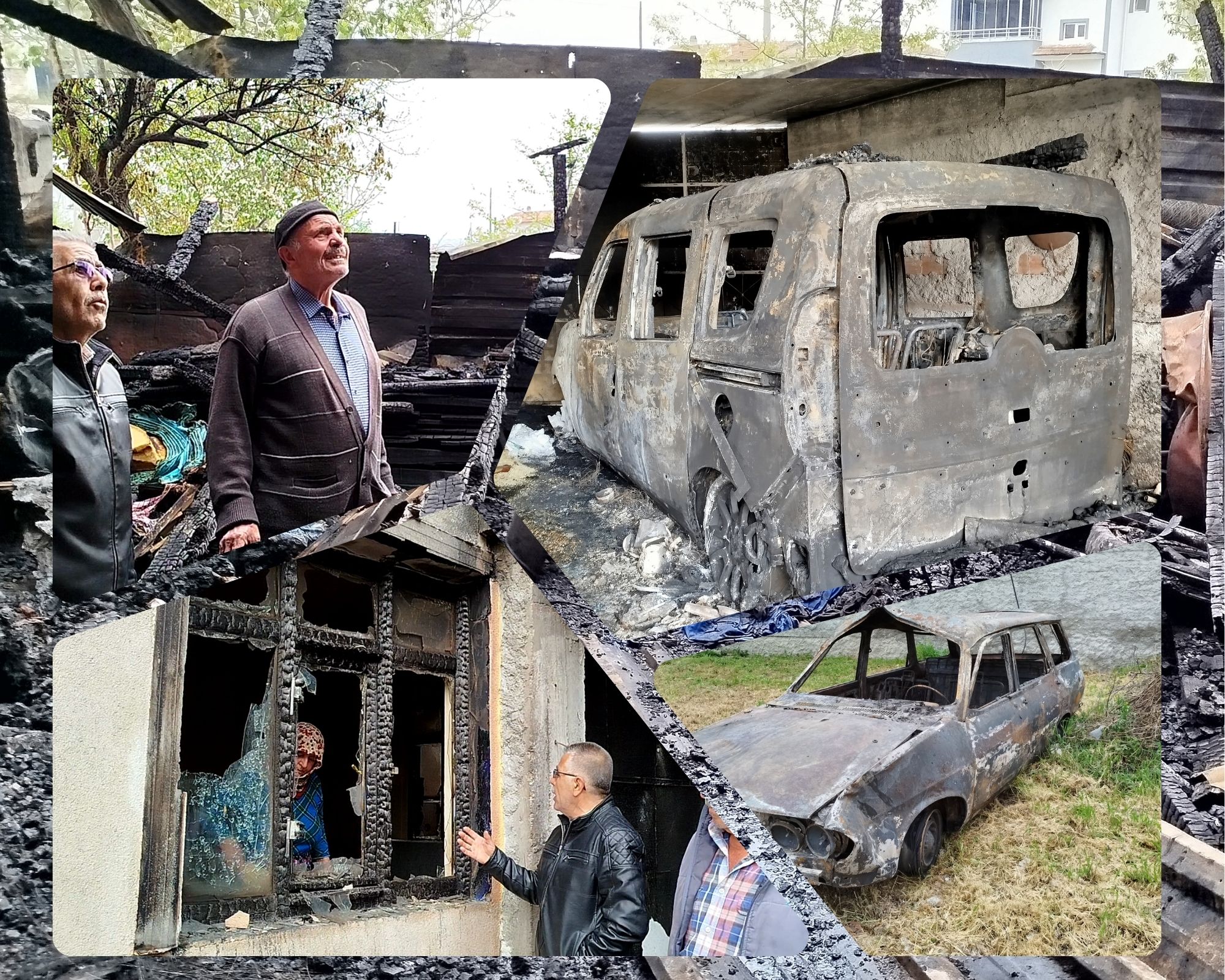 Garajda Yangın Faciası: 3 Araç Kül Oldu, Yavru Kediler Telef Oldu