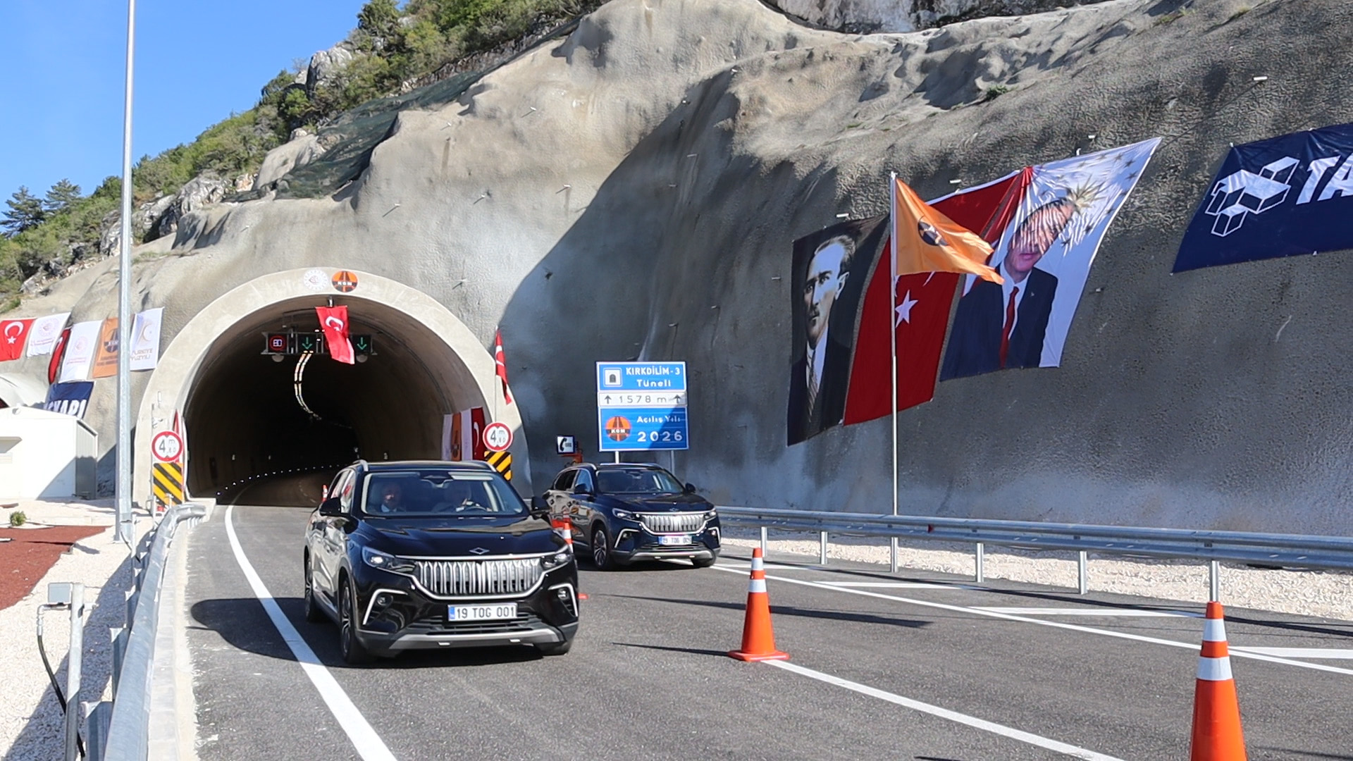 Bakan Uraloğlu’nun Katılımıyla Kırkdilim Tünelleri Açıldı