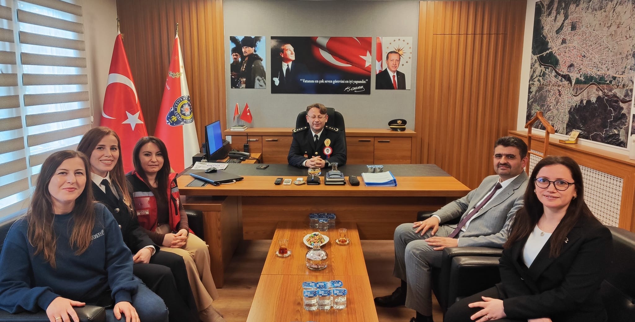 Osmancık Sosyal Hizmet Merkezi Müdürü Mehmet Gürer, Polis Haftası dolayısıyla