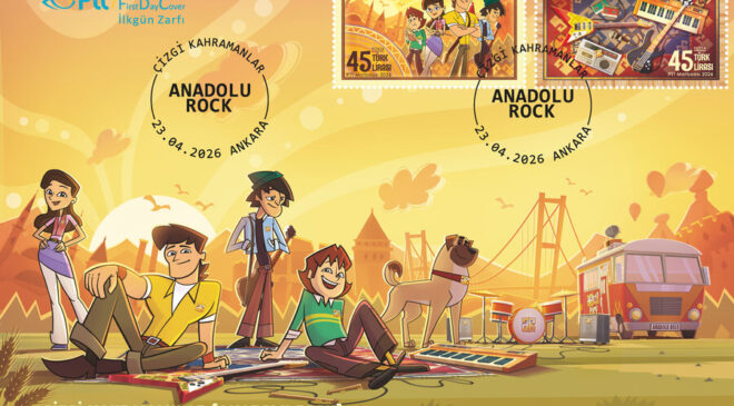 Ptt’den “Çizgi Kahramanlar (Anadolu Rock)” Konulu Anma Pulu Ve İlkgün Zarfı