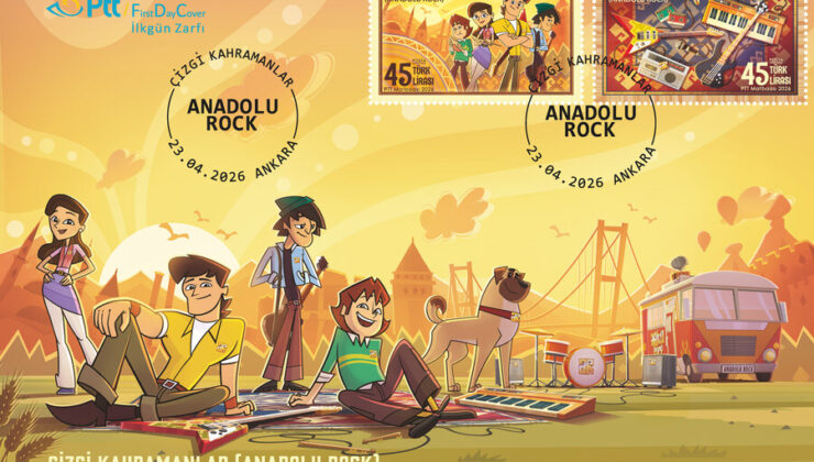 Ptt’den “Çizgi Kahramanlar (Anadolu Rock)” Konulu Anma Pulu Ve İlkgün Zarfı