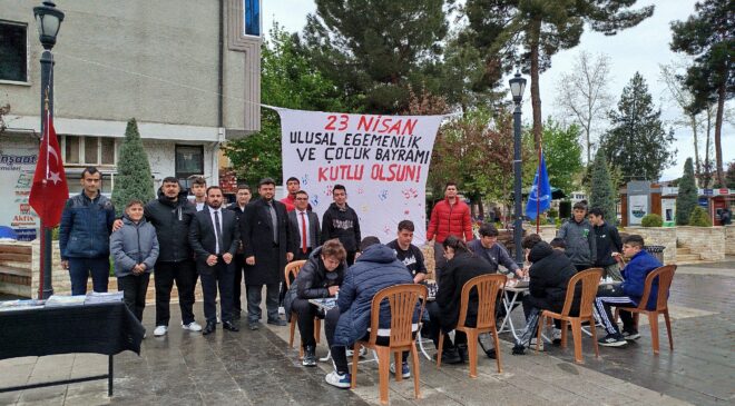 Ülkü Ocakları Osmancık İlçe Başkanlığı’ndan 23 Nisan Etkinliği