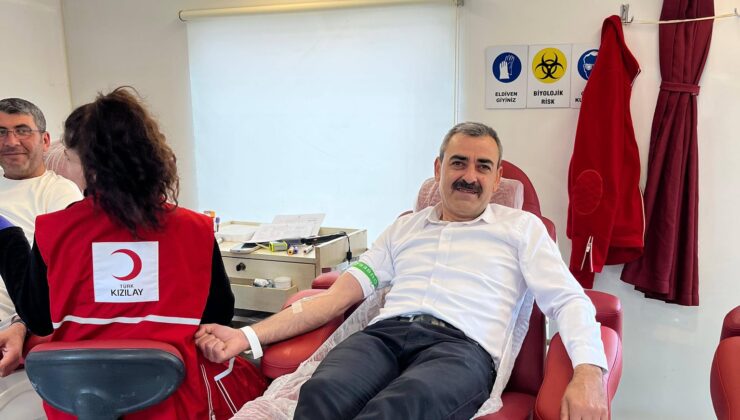 Yukarı Danişment Köyü’nde Örnek Dayanışma: 47 Ünite Kan Bağışı Toplandı