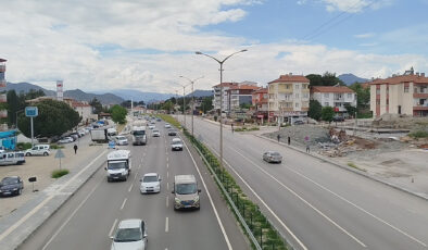 Bayram trafiği Osmancık’ta yoğunlaştı