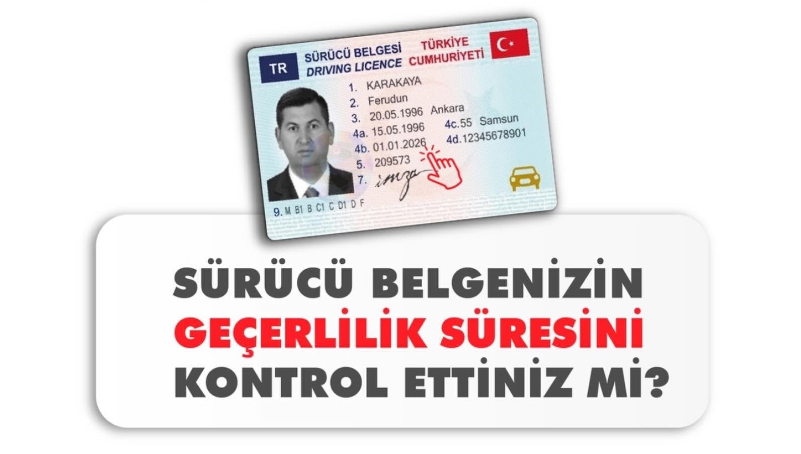 Nüfus Müdürlüğü’nden Sürücülere Ehliyet Uyarısı