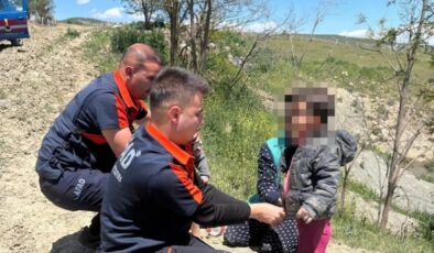 Çorum’da kayıp iki çocuk AFAD ekiplerince sağ olarak bulundu