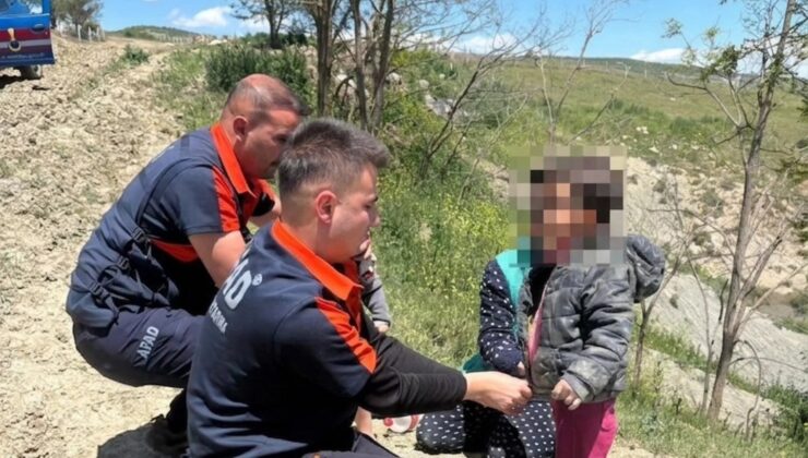 Çorum’da kayıp iki çocuk AFAD ekiplerince sağ olarak bulundu
