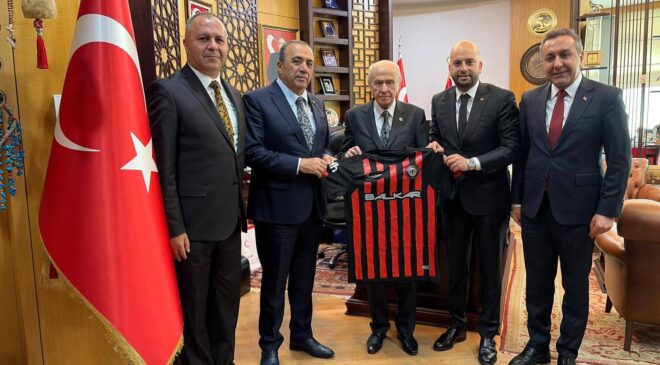 ARCA Çorum FK Heyetinden Devlet Bahçeli’ye Ziyaret
