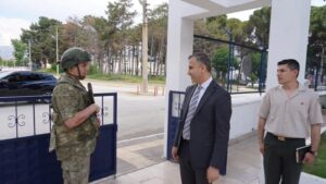 Kaymakam Duman’dan Askerlik Şubesine ziyaret