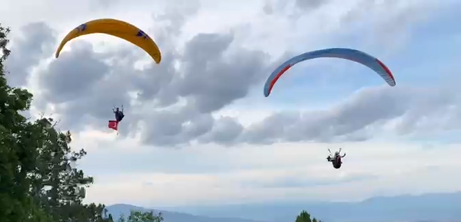 Laçin Semalarında Milli Takım Coşkusu
