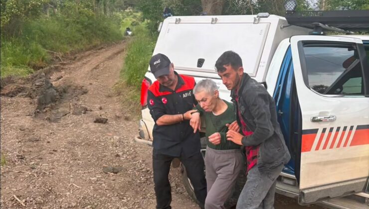 Osmancık’ta Kaybolan Yaşlı Kadın Ormanlık Alanda Sağ Olarak Bulundu