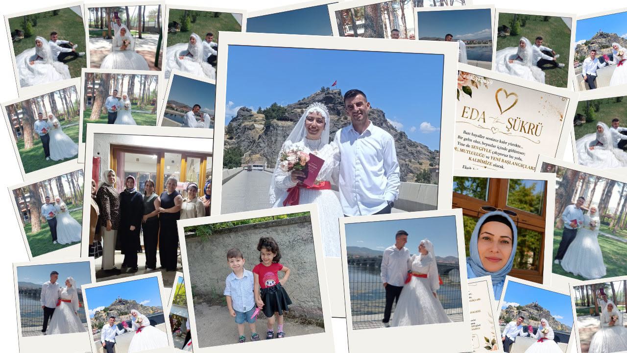7 Yıllık Hayal Osmancık’ta Gerçek Oldu: Eda ve Şükrü Çifti Düğün Hayaline Kavuştu