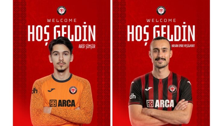 ARCA Çorum FK, Hasan Emre ve Arif’i Kadrosuna Kattı