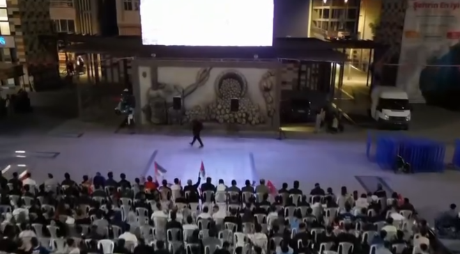 Çorum’da Dünya Kupası heyecanı dev ekranda yaşandı