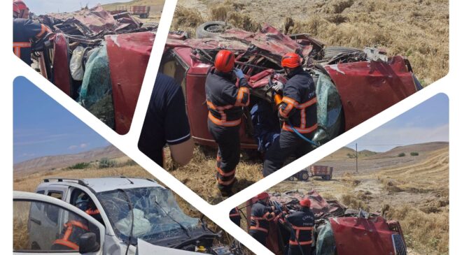 Çorumlu Baba ile 12 Yaşındaki Oğlu Feci Kazada Yaşamını Yitirdi