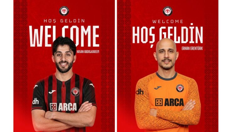 Hasan Abdulkareem ve Erhan Erentürk Çorum FK’da