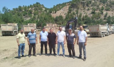 Yağsiyen Köyü Havdan Mahallesi-Yanan Kışla Arasında Asfalt Çalışmaları Başladı