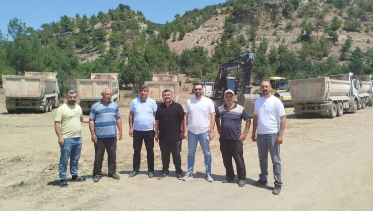 Yağsiyen Köyü Havdan Mahallesi-Yanan Kışla Arasında Asfalt Çalışmaları Başladı