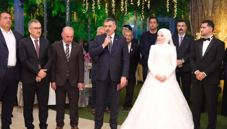 Bakan Çiftçi, Çorum’da Alar ve Akyol Çiftinin Nikah Şahidi Oldu